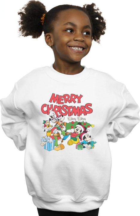 Actual product image Disney Girls Mickey And Friends Winter Wishes Sweatshirt (152, 158)