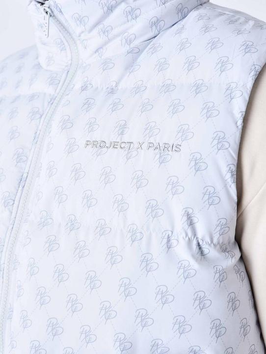 Immagine prodotto Project X Paris Gilet imbottito con motivo monogramma tutto over (XL)