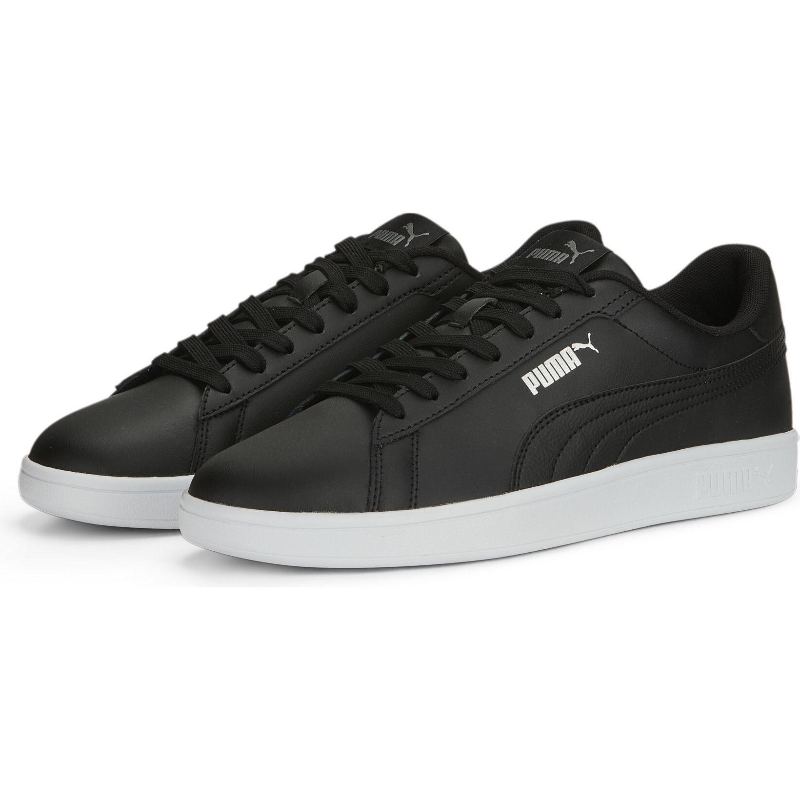 Puma, Unisex, Sneaker, Smash 3.0 L, Schwarz, (42.5)