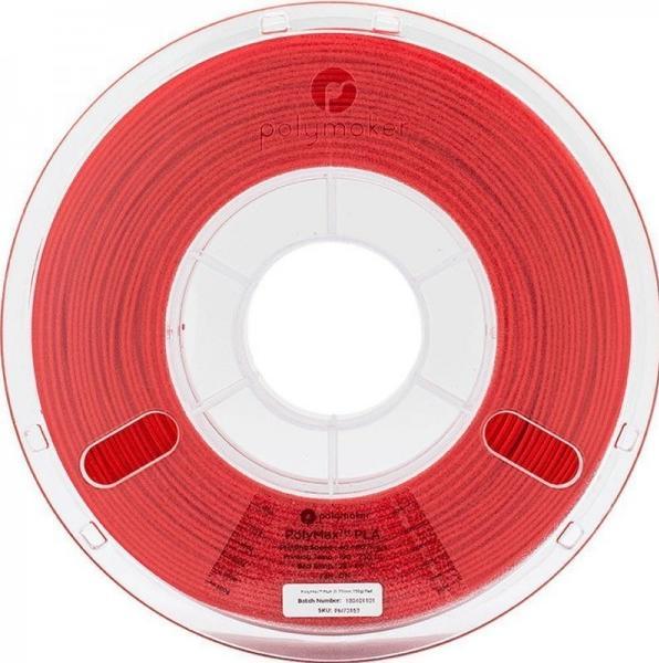 Produktbild Polymaker 70153 - Filament - PolyMAX PLA - rot - 750 g (Tough PLA, 1.75 mm, 750 g, Rot)