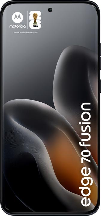 Produktbild Motorola Edge 70 Fusion 256GB Schwarz (256 GB, Black, PANTONE Silhouette, Transparent, 6.78", Dual SIM, 5G)
