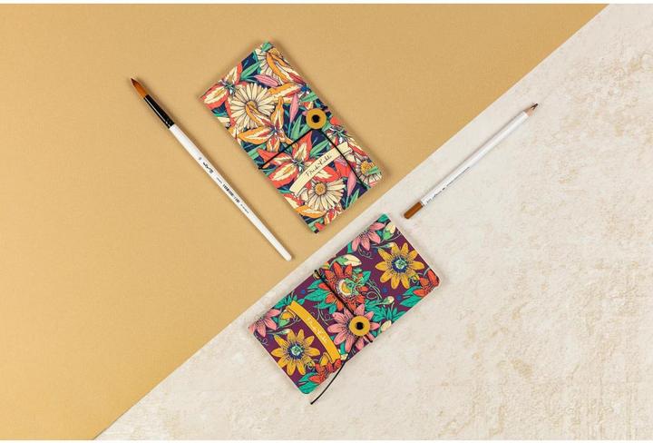 Image du produit Clairefontaine Frida Kahlo, Carnet slim 9x18 80P U ass (Blanc, Couverture souple)