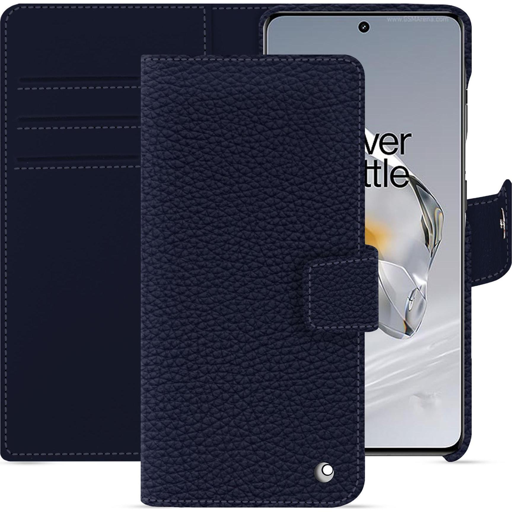 Noreve Lederschutzhülle Oneplus 12 (OnePlus 12), Smartphone Hülle, Violett