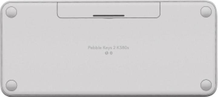 Produktbild Logitech PEBBLE KEYS 2 K380S TONAL WHITE (DE, Kabellos)