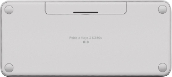 Produktbild Logitech PEBBLE KEYS 2 K380S TONAL WHITE (DE, Kabellos)