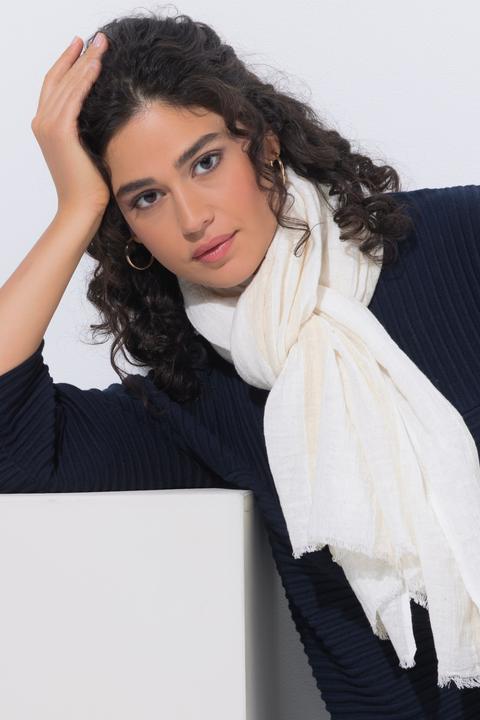 Immagine prodotto Ulla Popken Sciarpa a righe in misto lino