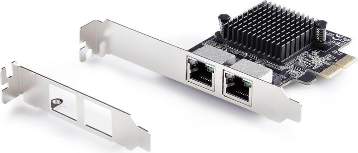 Produktbild StarTech .com PR25GR-NETWORK-CARD, Interne, Avec fil, PCI Express, Ethernet, 5000 Mbit/s, Noir (Mini PCI Express)