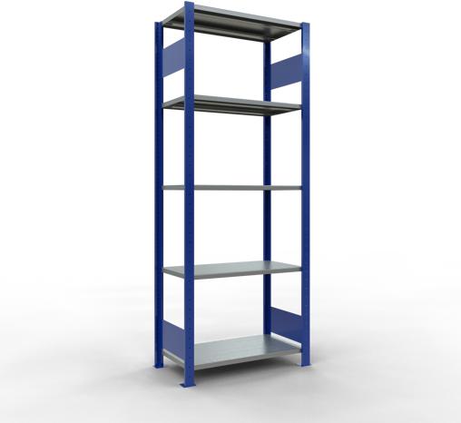 Immagine prodotto Schulte Lagertechnik Sistema di scaffalature di base senza viti MULTIplus150 con ripiani di lunghezza