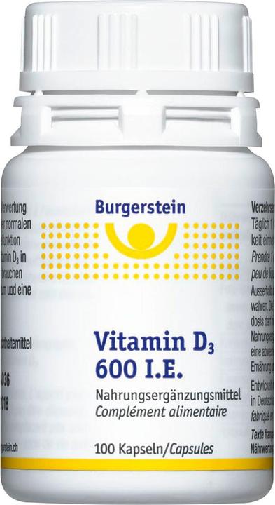 Burgerstein Vitamina D3 (100 caps) (100 Pezzo/i, Pillole, 34 g)