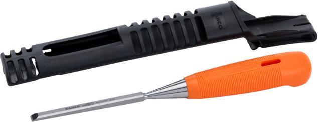 Actual product image Irimo Chisel with orange-coloured polypropylene handle, 8 mm (8 mm)