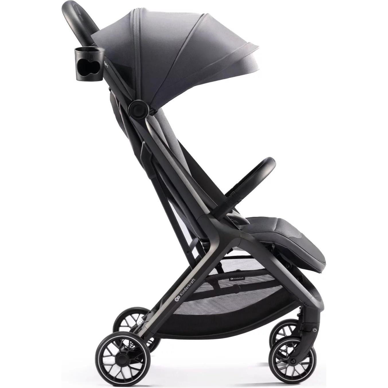 Thumbnail - KinderKraft, Kinderwagen, Wandelwagen Nubi 2 - Cloudy Grey