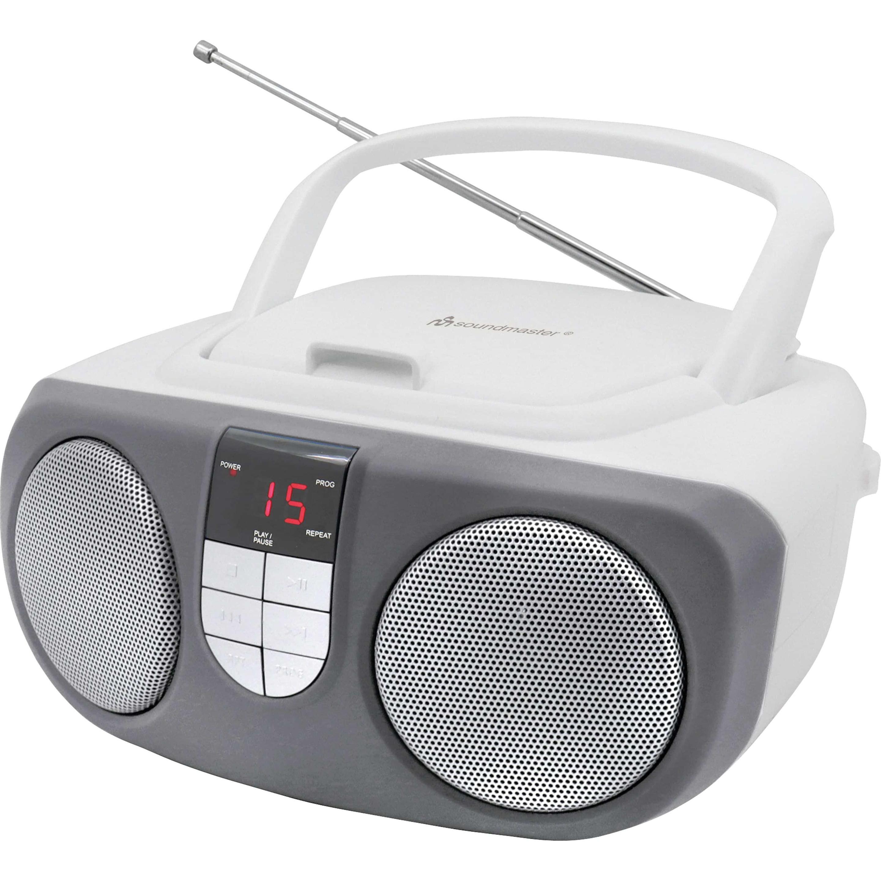 Soundmaster SCD1400WE (FM, UKW), Radio, Weiss, Grau