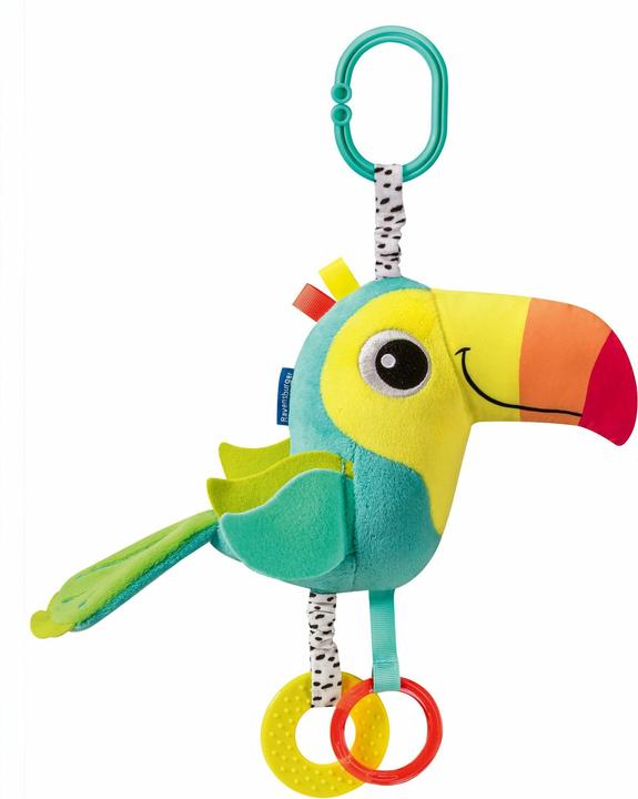 Ravensburger 12034048 Play+ Baby activity toekan - speelgoed vanaf 0 maanden, speelgoed voor in de kinderwagen