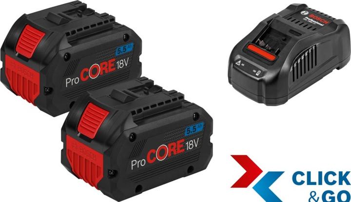 Produktbild Bosch Professional Starter-Set 2x 5.5Ah (18 V)