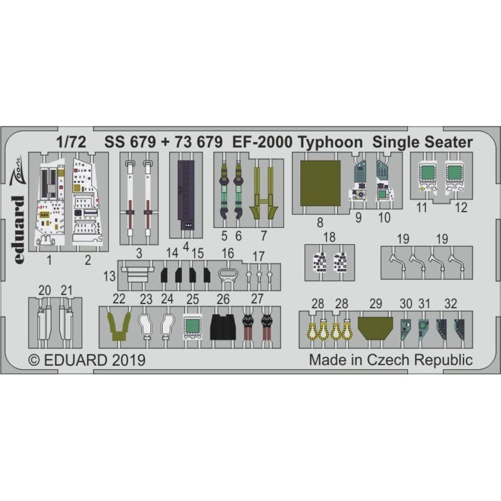Eduard EF-2000 Typhoon Single Seater for Revell