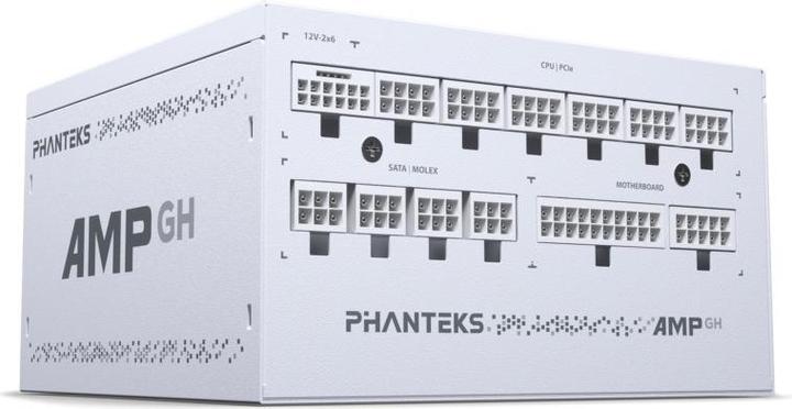 Image du produit Phanteks AMP GH 1000W 80 PLUS Platinum Alimentation, PCIe 5.1, ATX 3.1 - 1000 Watt, blanc (1000 W)