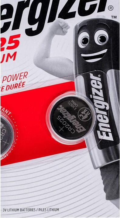 Productafbeelding Energizer CR2025 Lithium (2 Pcs., CR2025, 170 mAh)