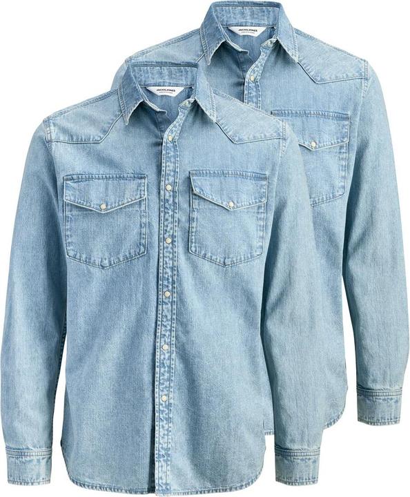 Immagine prodotto Jack & Jones 2er Pack Western Jeanshemd (L)