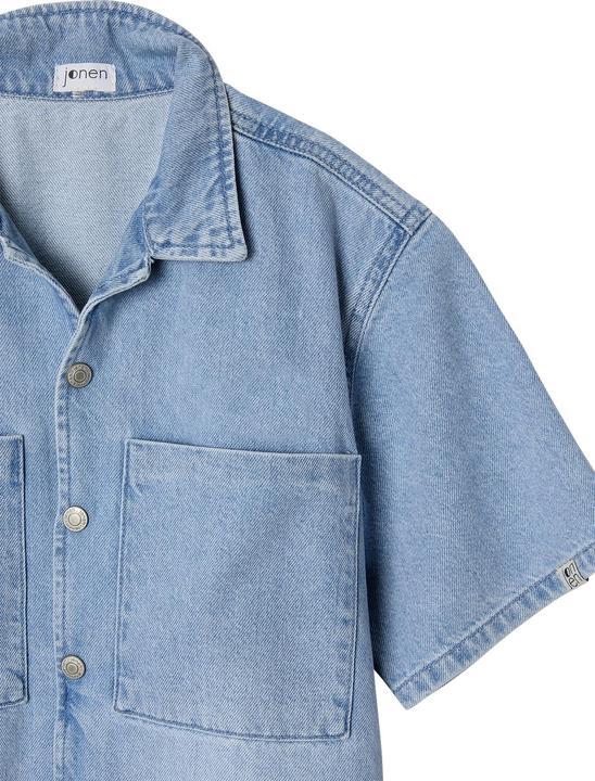 Produktbild Jonen Jungen Kurzarm-Hemd aus Light-Denim (140)