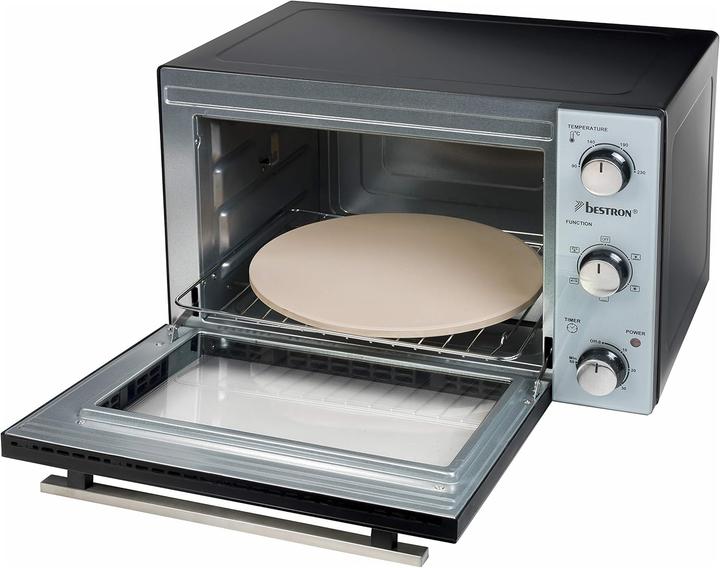 Produktbild Bestron Grill-Backofen mit Drehspiess, Pizzastein und Umluftfunktion