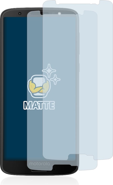 Actual product image BROTECT Anti-glare screen protector matt (2 Piece, Motorola Moto G6)