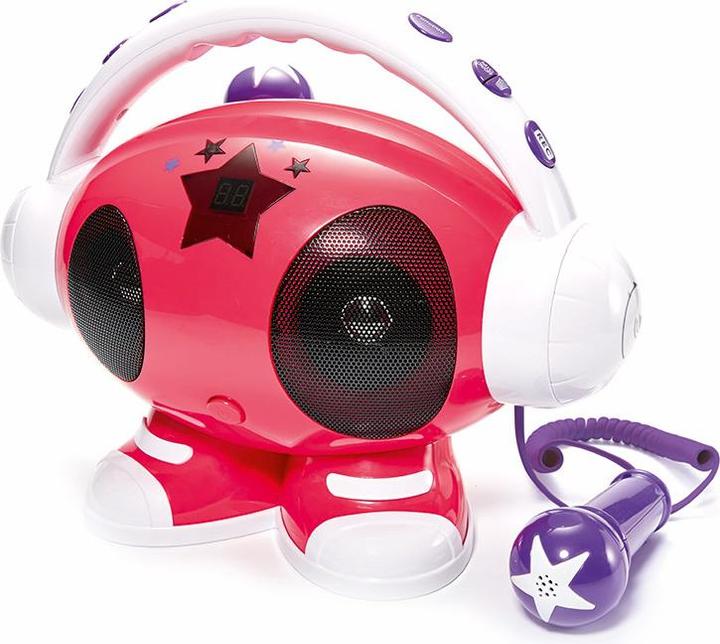 Actual product image Bigben MP3 Karaoke robot pink