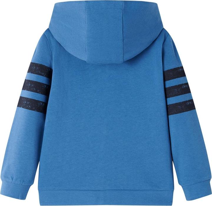 Image du produit vidaXL Sweat à capuche enfant Bleu 140,Composition : 80% coton. 20 (140)