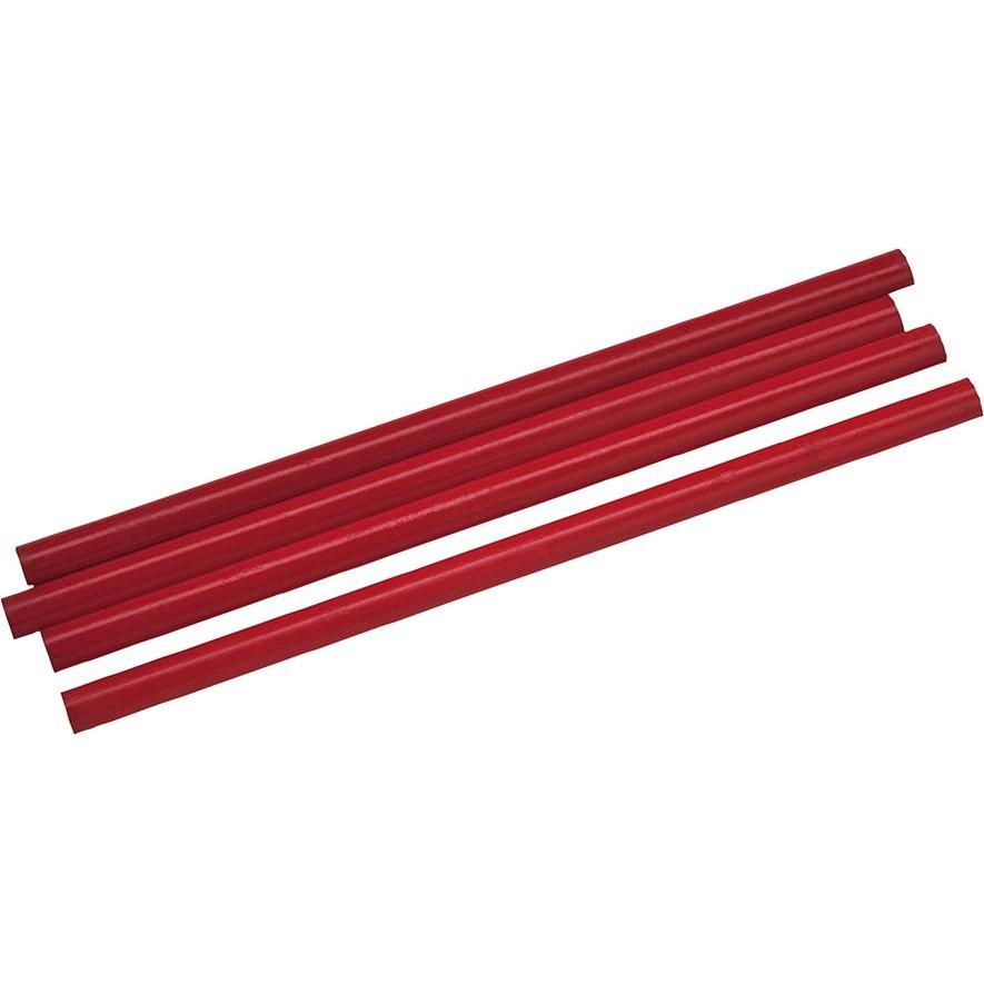 Magni, Bleistift, KAYSER GmbH Zimmermannsbleistift L.24cm oval rot pol.