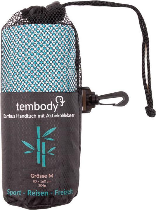 Produktbild Tembo Tembody Bambus Reisehandtuch Türkis M