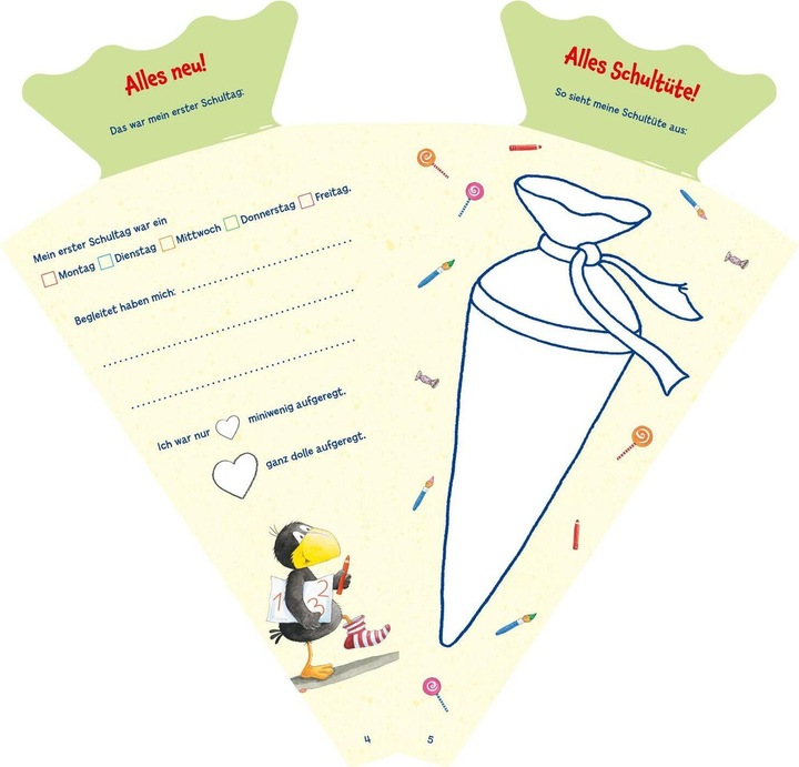 Produktbild Der kleine Rabe Socke: Ich komme in die Schule!