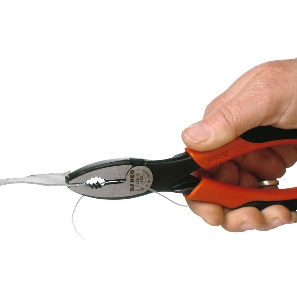 Thumbnail - Bahco, Zange, ERGO Kombizange mit Öffnungsfeder, Zwei-Komponenten-Griff, phosphatiert(160 mm) (160 mm)