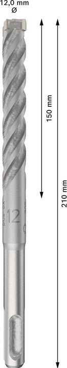 Produktbild DIY SDS-plus-5X drill bit 12x150x210 mm, 10 pcs. (12 Millimeter)