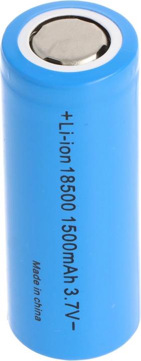 Actual product image AccuCell Rechargeable battery 18500-A1, 1500mAh, flat positive terminal (1 pcs., 1500 mAh, Rechargeable battery)