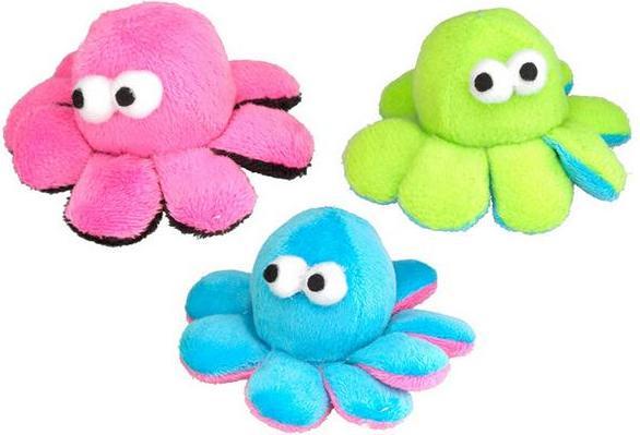 Actual product image EBI Wanna Play Octopus (Plush toy cat)