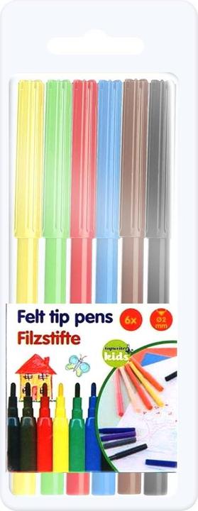 Produktbild Topwrite Kids Filzstifte, 6st. (Mehrfarbig, 6 x)