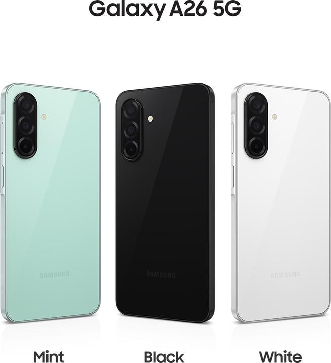 Actual product image Samsung Galaxy A26 (256 GB, Black, 6.70", Dual SIM, 5G)