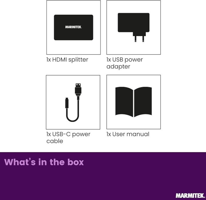 Image du produit Marmitek Distributeur HDMI Split 712