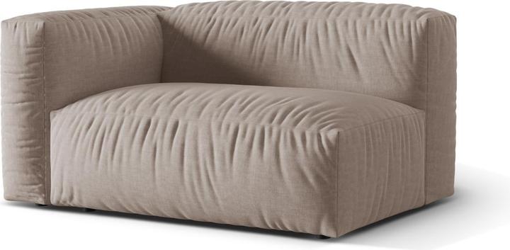 Image du produit Micadoni Chauffeuse Gauche, "Martina", 1 Place, 160x106x75 Fabriqué en Europe (1 place, Canapé modulaire)