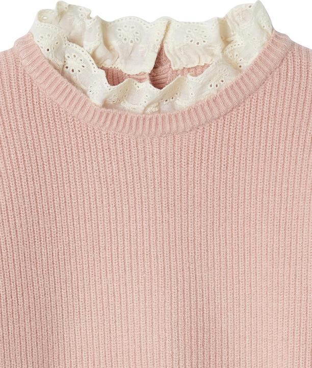 Image du produit Vertbaudet Mädchen Pullover mit Volantkragen, Capsule Collection MAMA, TOCHTER & BABY Oeko-Tex (110)