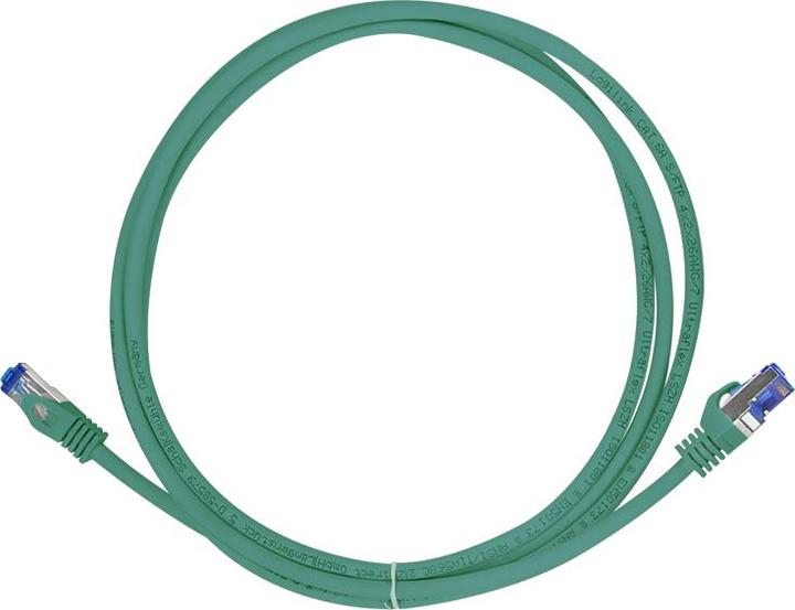 Image du produit LogiLink Câble de raccordement Ultraflex, Cat.6A, S/FTP, 1.5 m, vert avecCat.7 raw cable, extra flexible & (S/FTP, CAT6a, 1.50 m)