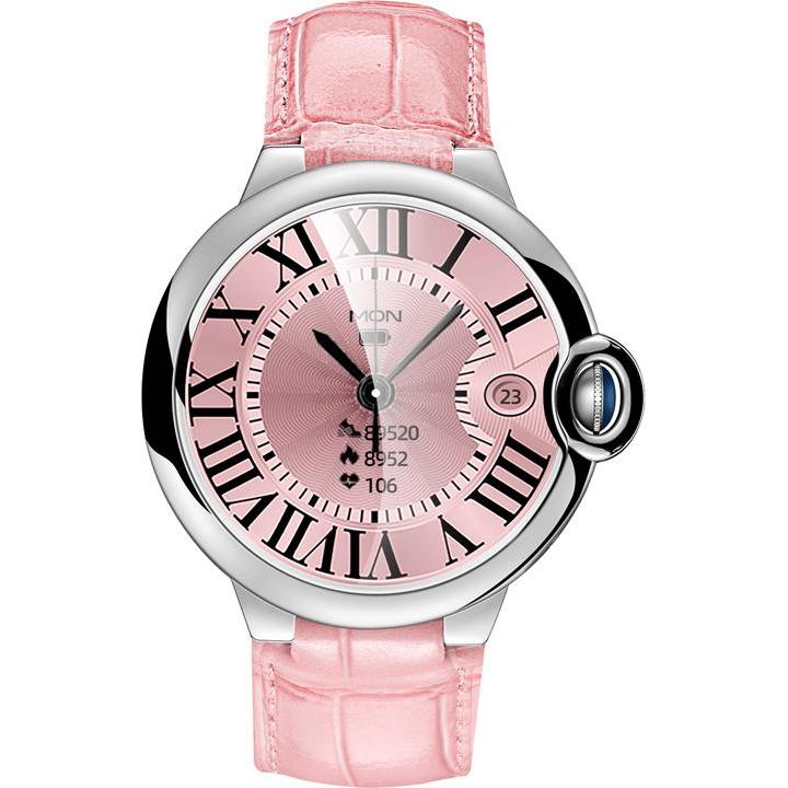 Thumbnail - EKO Connected Watch 5.0 mit Mikrofon und Lederarmband mit Faltschliesse, Smartwatch