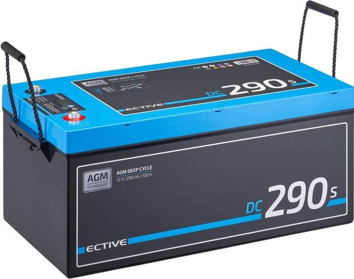 Produktbild Ective Deep Cycle AGM Versorgungsbatterie 12V 290Ah m Display Batterie Wohnmobil (12 V, 290 Ah)