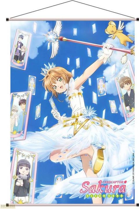 Actual product image Sakami Cardcaptor Sakura Clear Card Wall Roll Sakura Kinomoto 60 x 90 cm