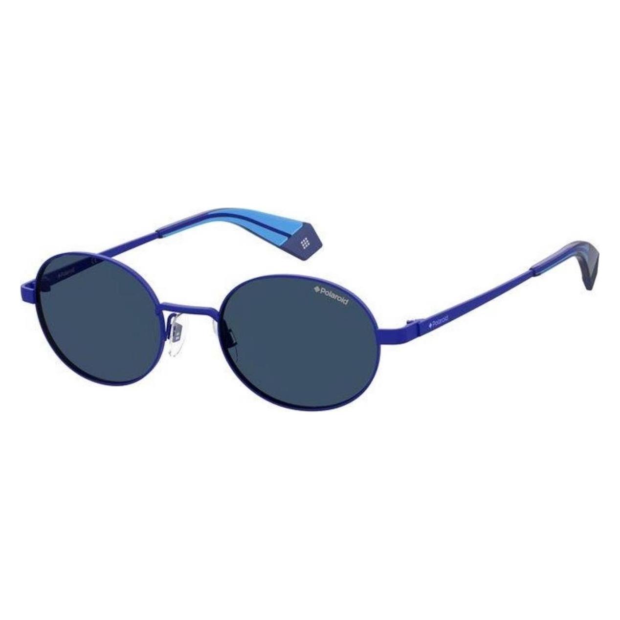Polaroid, Sonnenbrille, Sonnenbrille 6066/S Unisex Kat. 3 Rund Edelstahl Blau