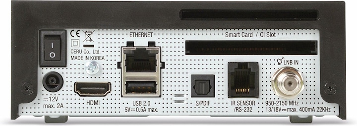 Actual product image Vu+ Zero 4K (2 GB, DVB-S2X, CI Shaft)