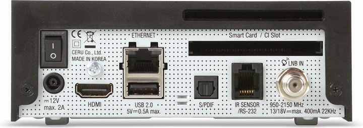 Actual product image Vu+ Zero 4K (2 GB, DVB-S2X, CI Shaft)