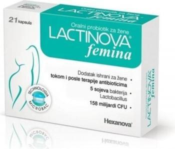 Actual product image Hexanova Lactinova Femina Improve Health & Protect Intimate Area (Intimate washing lotion)