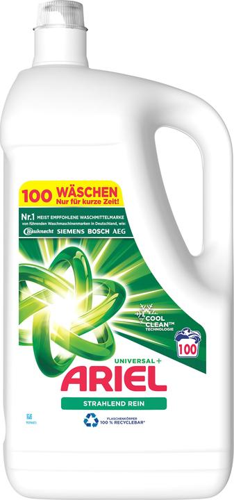 Image du produit Ariel Universel + (100 Cycles de lavage, Lessive liquide)