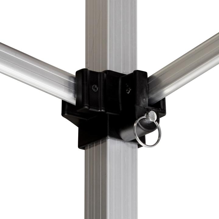 Produktbild Toolport Faltpavillon Faltzelt Pavillon 3x6m - 2 Seitenteile Aluminium 32mm Partyzelt 700N blau (300 cm, 600 cm)