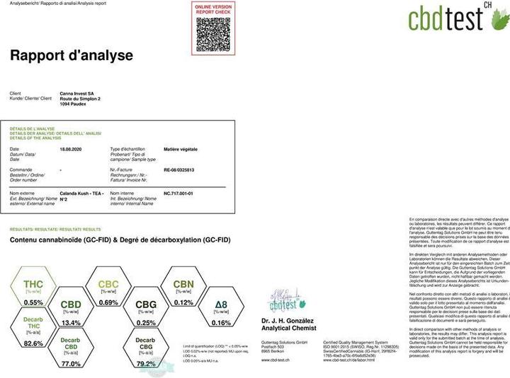 Produktbild AlpsBee Hanf Black Tea mit CBD (2.80 g)